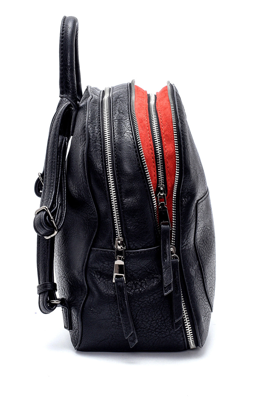 Women's Zipper Detailed Backpack