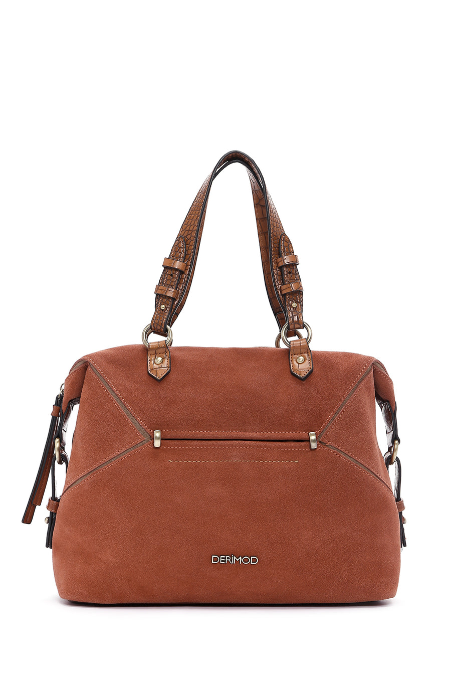 Women's Brown Suede Shoulder Bag