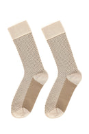 Men's Beige Long Socks | Derimod