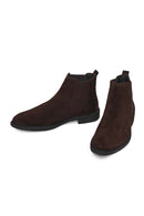 Erkek Kahverengi Süet Deri Chelsea Bot | Derimod