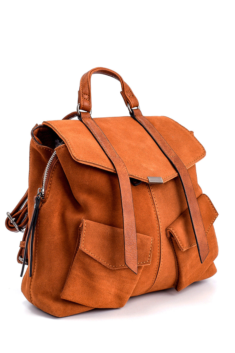 Women's Suede Detailed Backpack