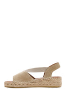 Women's Beige Leather Sandals | Derimod