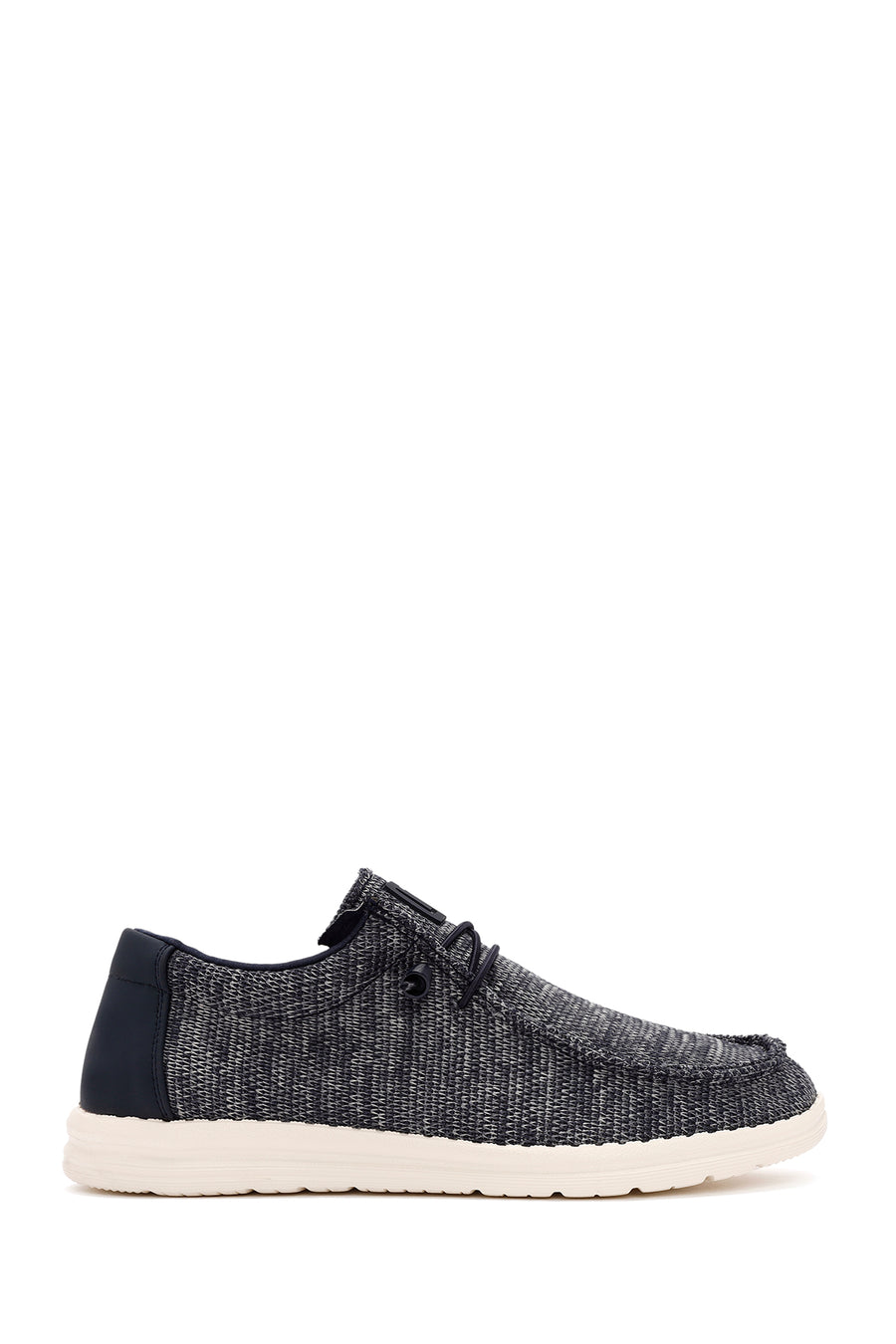 Derimod Zero Men's Navy Blue Fabric Casual Shoes 24SFD69396F | Derimod