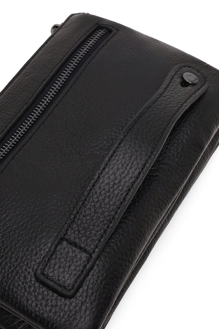 Male Black Leather Handbag