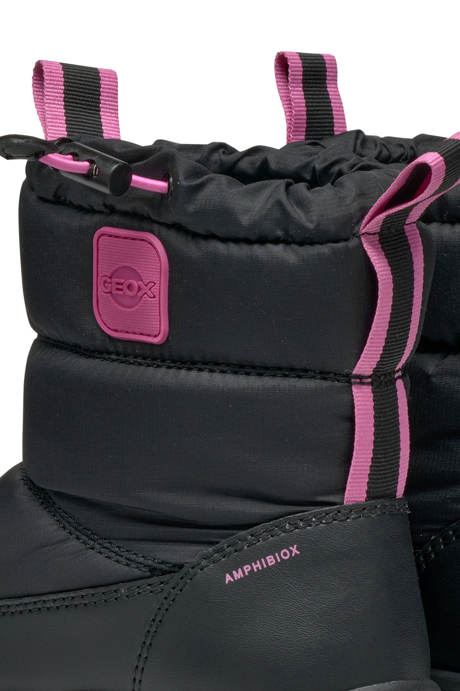 Geox Kız Çocuk Siyah Mongolia Waterproof Kumaş Bot