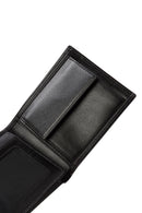 Men's Black Leather Wallet | Derimod