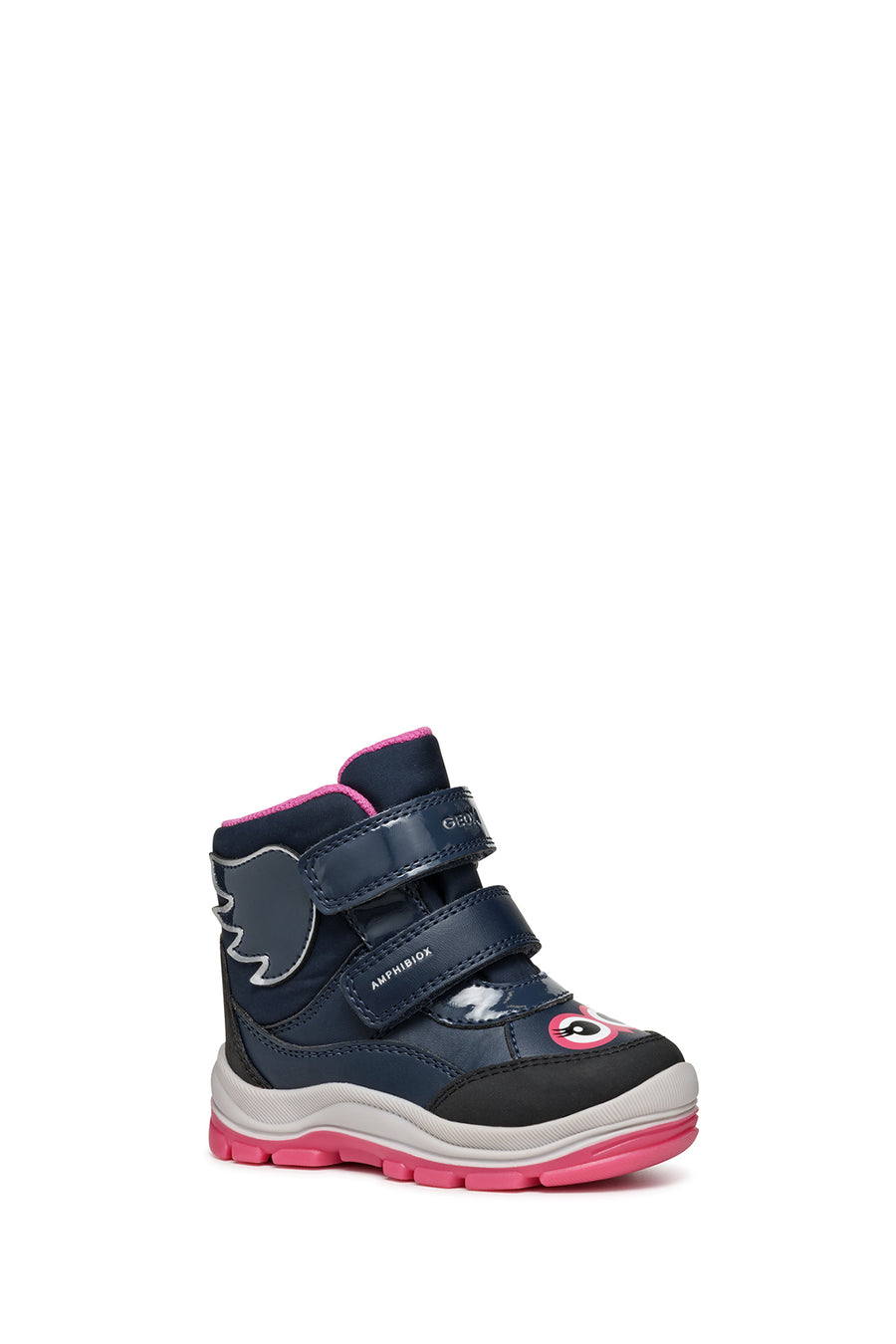Geox Kız Bebek Lacivert B Flanfil Bantlı Waterproof Deri Bot