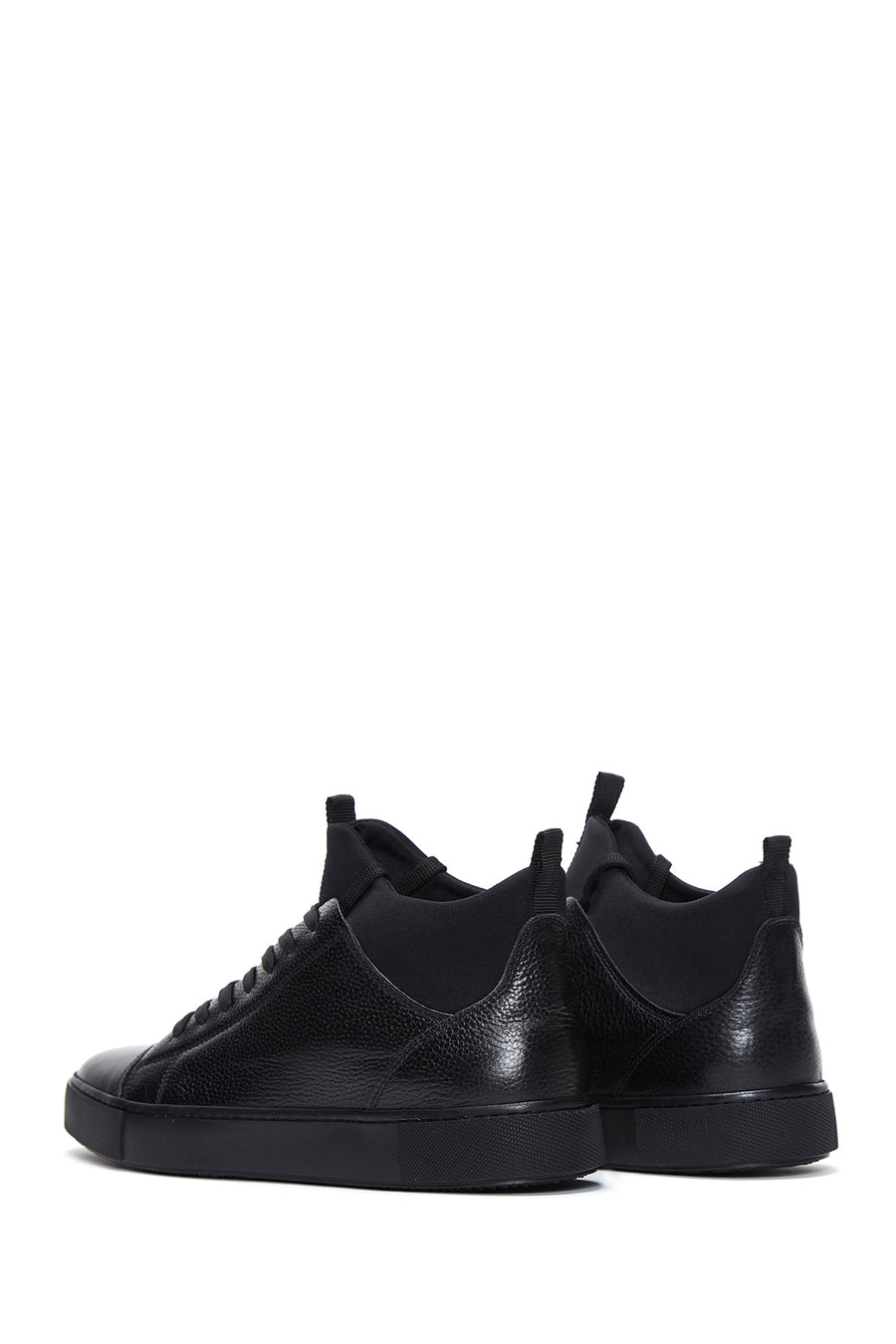 Men's Black Leather Boots