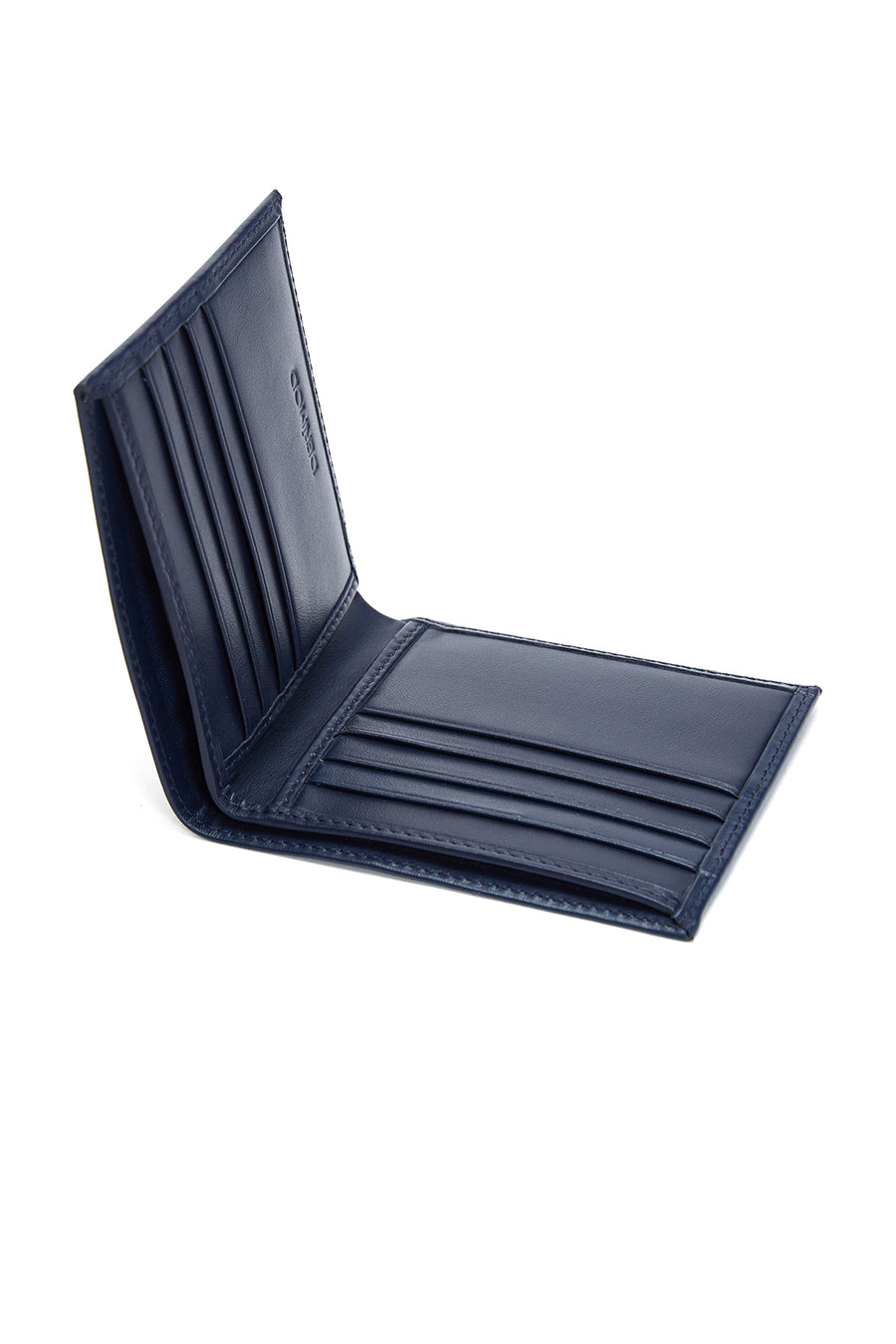 Men's Navy Blue Leather Casual Wallet