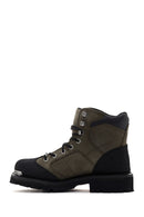 Harley Davidson Men's Khaki Leather Clemente Boots | Derimod