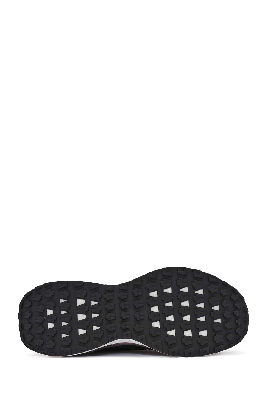 Men's Black Lace-Up Nubuck Leather Sneakers