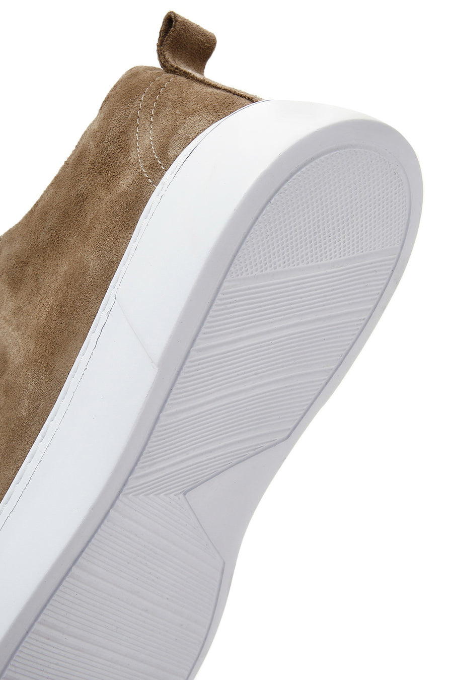 Men's Mink Lace-Up Suede Leather Sneaker