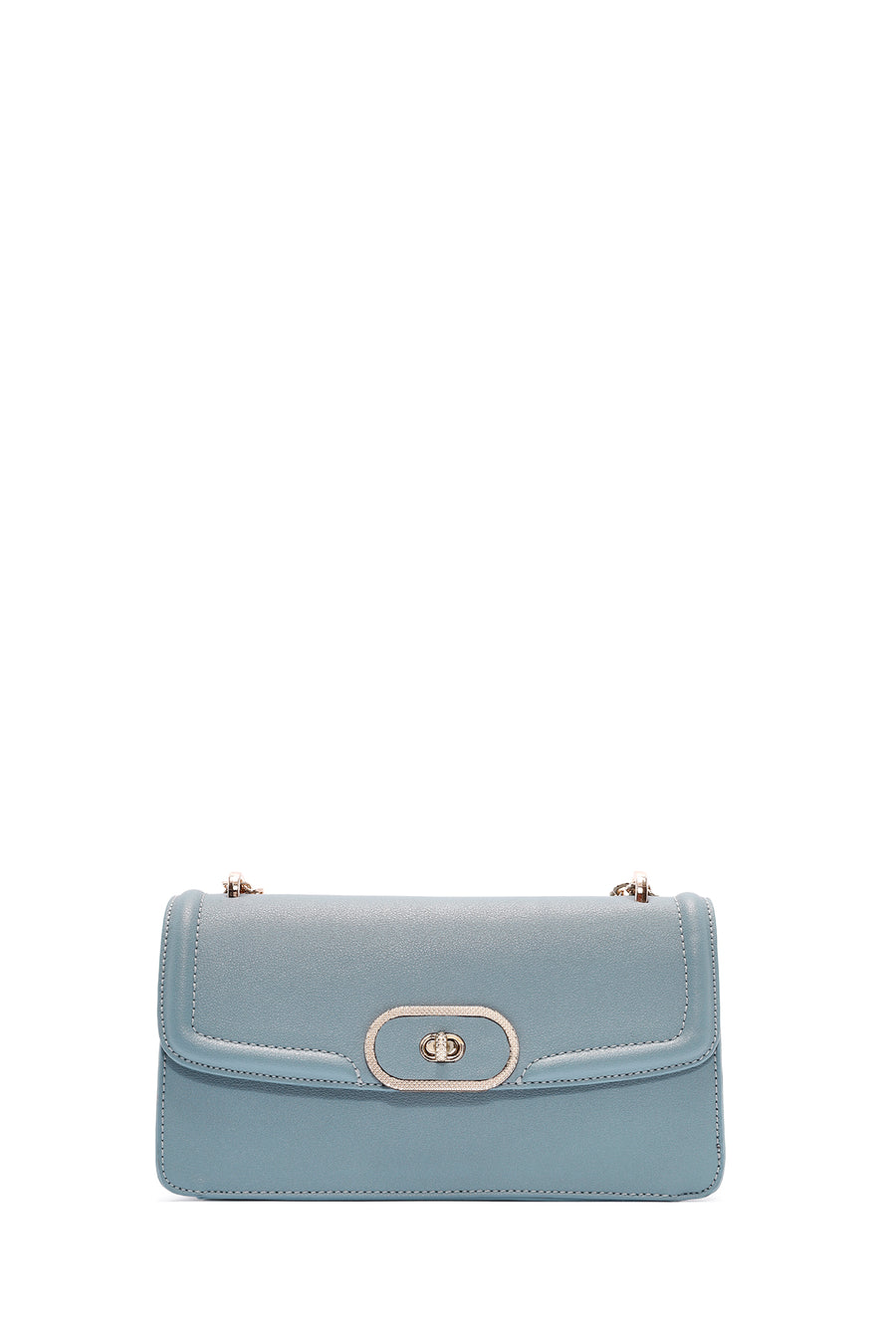 Women's Blue Long Chain Shoulder Bag