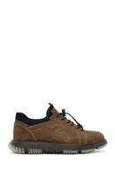 Men's Mink Lace-Up Nubuck Leather Casual Shoes | Derimod