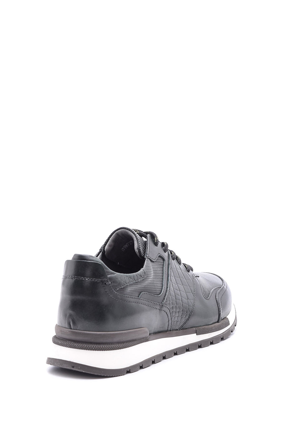 Men's Crocodile Detailed Leather Sneaker