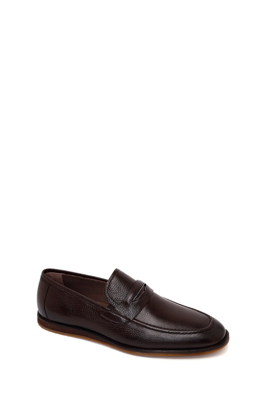 Male Brown Leather Classic Loafer