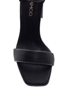 Women's Black Thick Heeled Sandals | Derimod