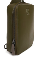 Male Khaki Mini Crossbody Bag | Derimod