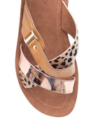 Women's Leopard Detailed Slippers | Derimod