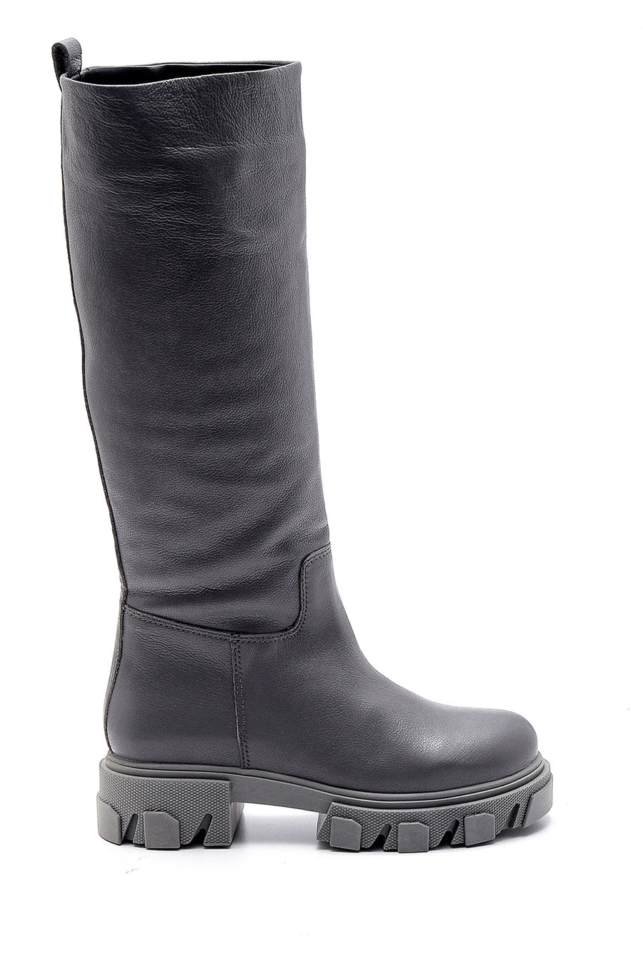 Women's Leather Thick Soled Boots 20WFD2291FT | Derimod