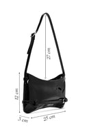 Women's Black Long Strap Patent Leather Shoulder Bag | Derimod