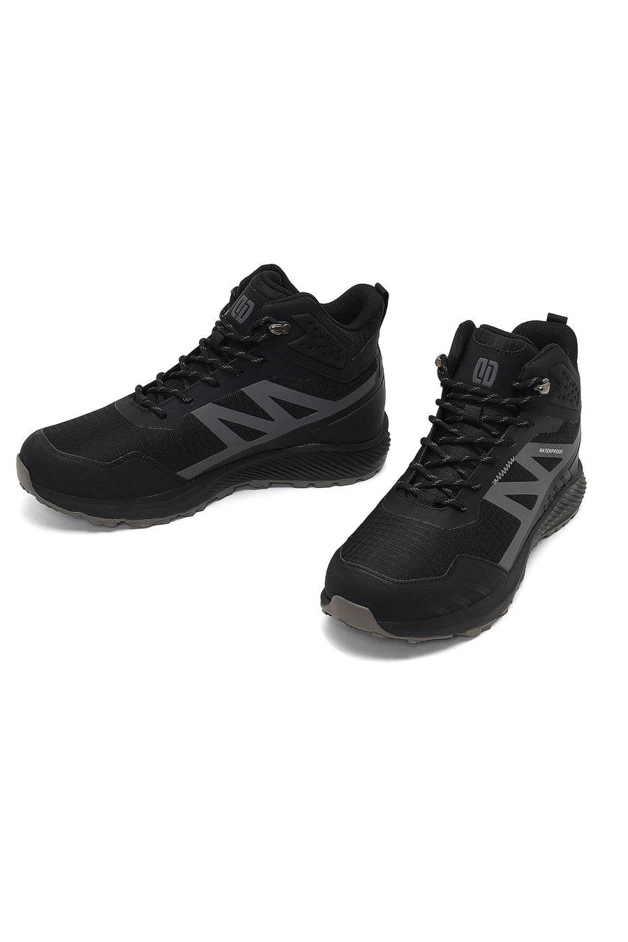 Derimod Dry Men's Black Lace-Up Thick-Soled Outdoor Boot