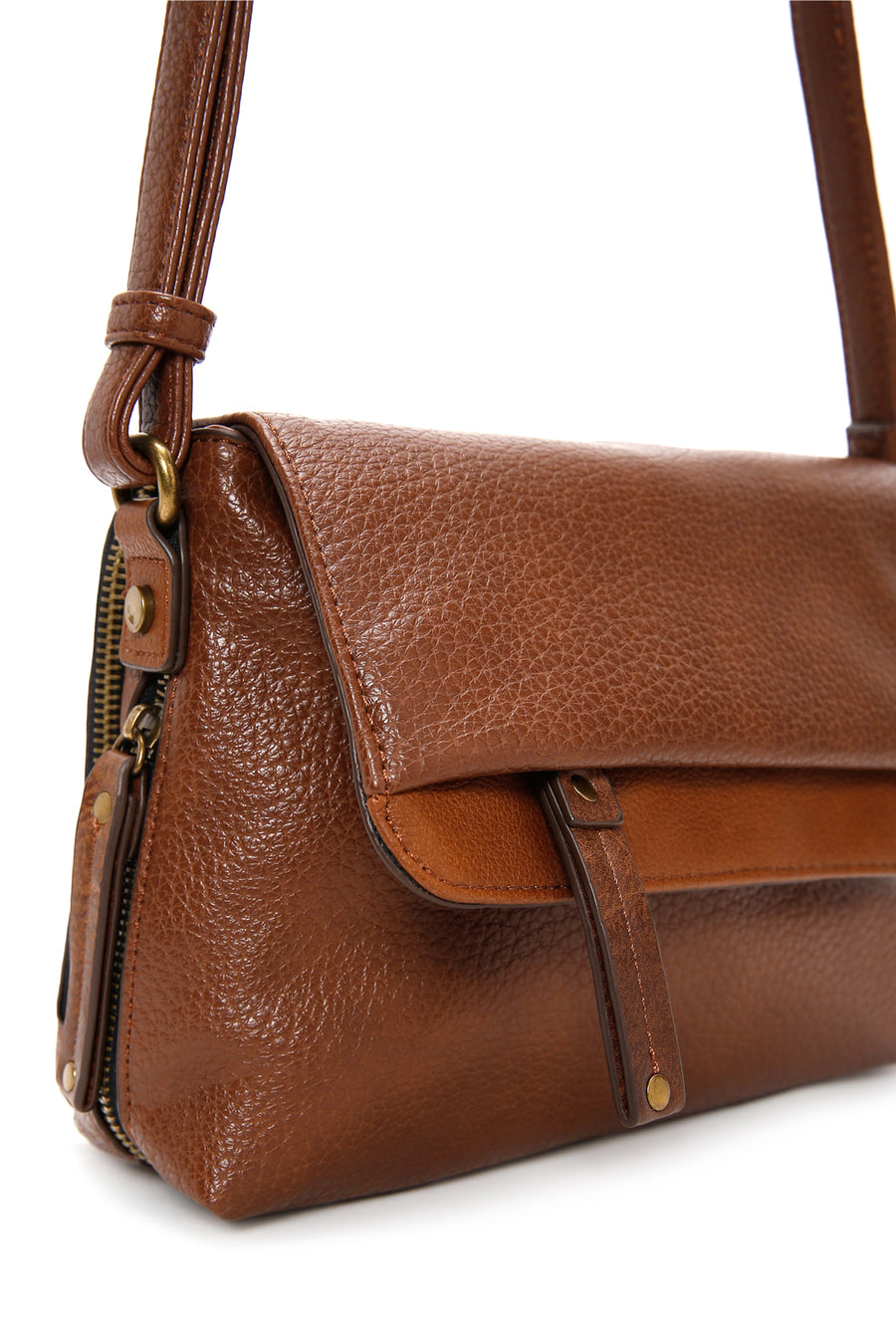 Women's Camel Long Strap Crossbody Bag