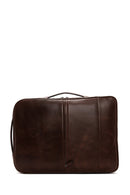 Men's Brown Leather Backpack | Derimod