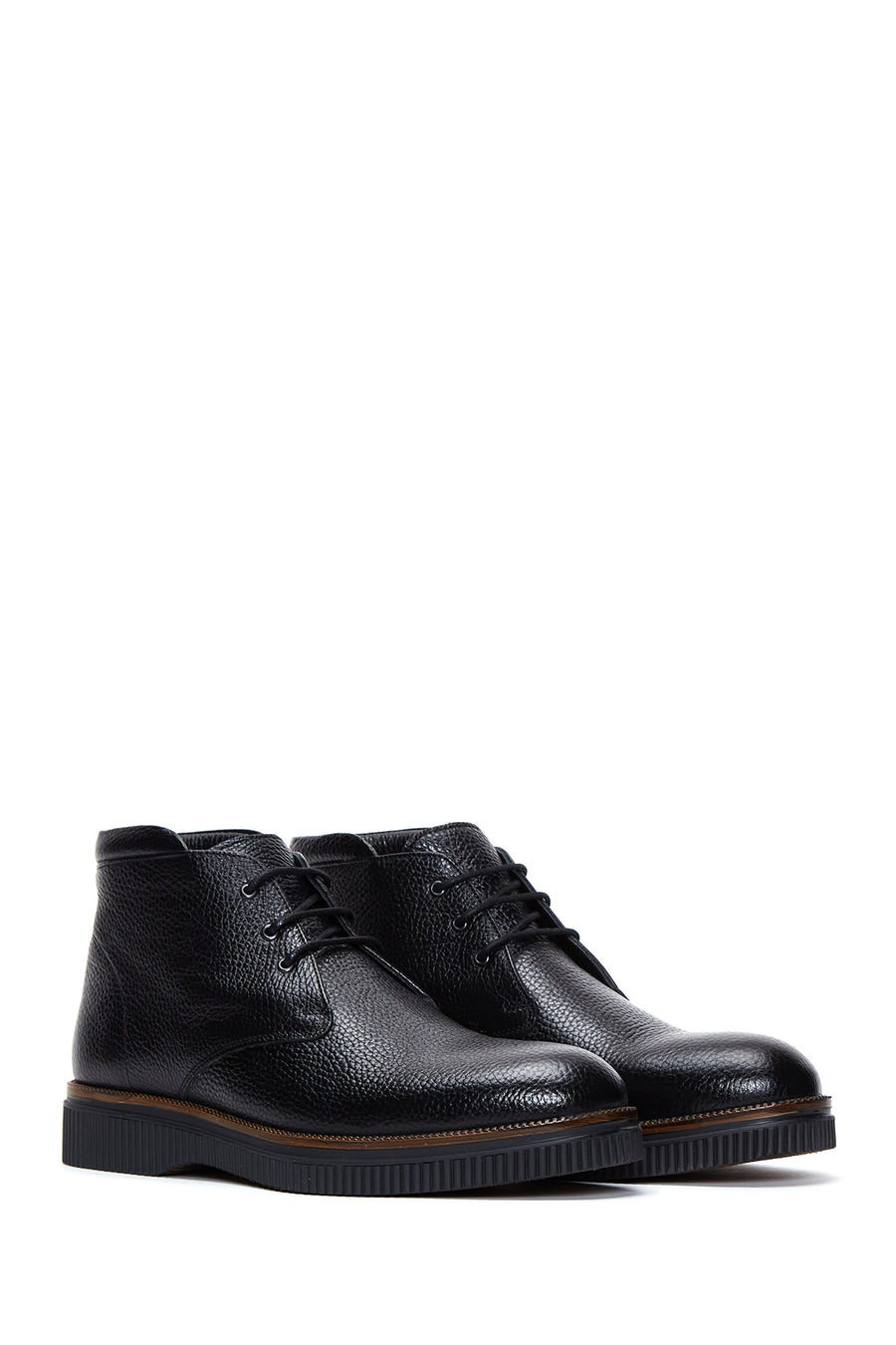 Men's Leather Flat Boots