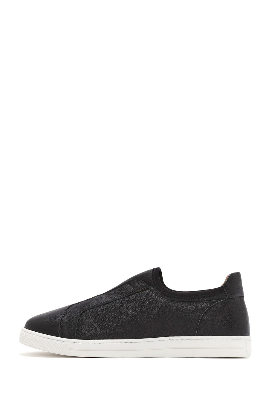 Men's Black Leather Sneaker