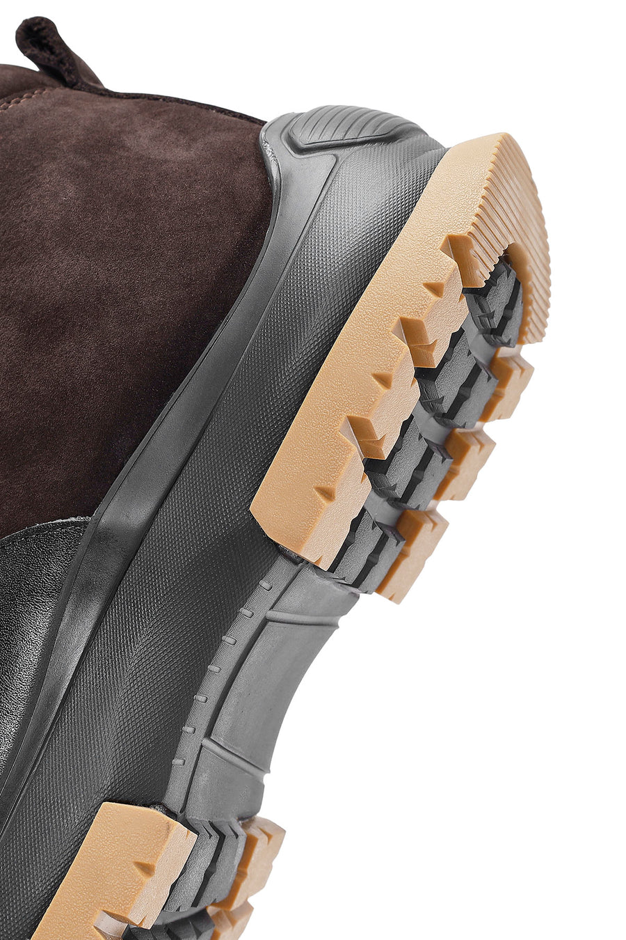 Men's Brown Lace-Up Leather Casual Boots