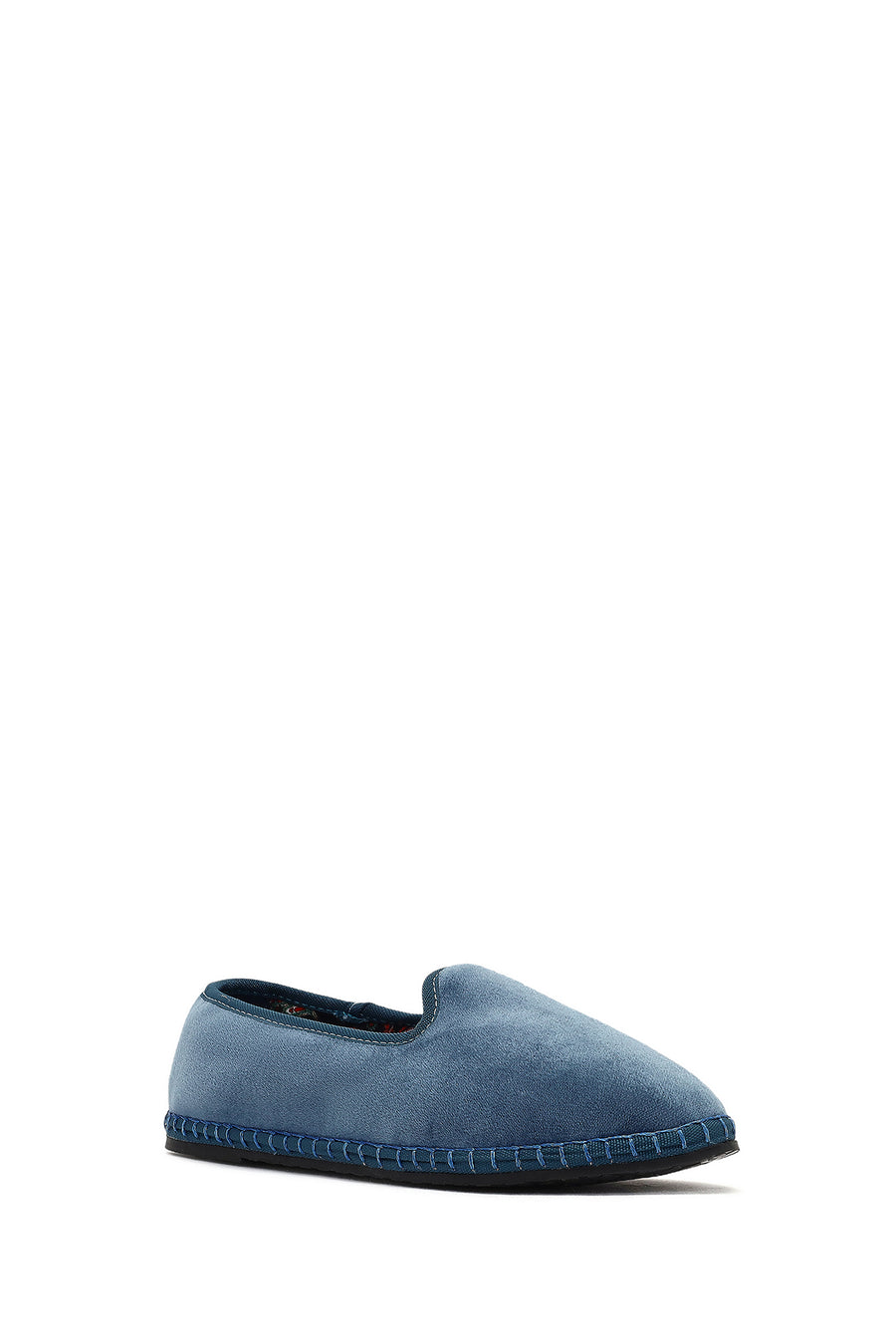 Kadın Mavi Kumaş Loafer