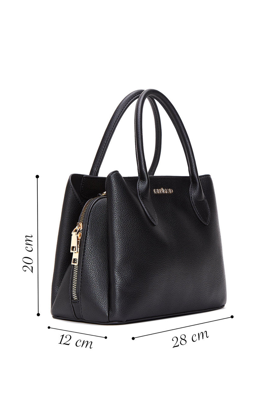 Woman Black Long Strap Classic Shoulder Bag