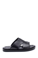 Men's Leather Slippers | Derimod