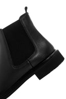 Men's Black Leather Chelsea Boots | Derimod