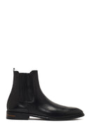 Male Black Leather Chelsea Boots | Derimod