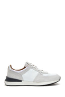 Erkek Gri Süet Deri Sneaker | Derimod
