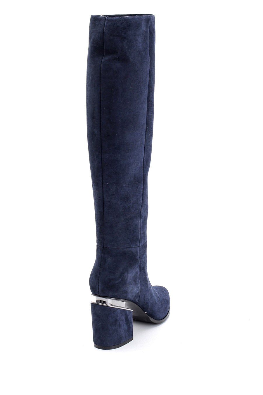 Women's Heel Detailed Suede Leather Boots