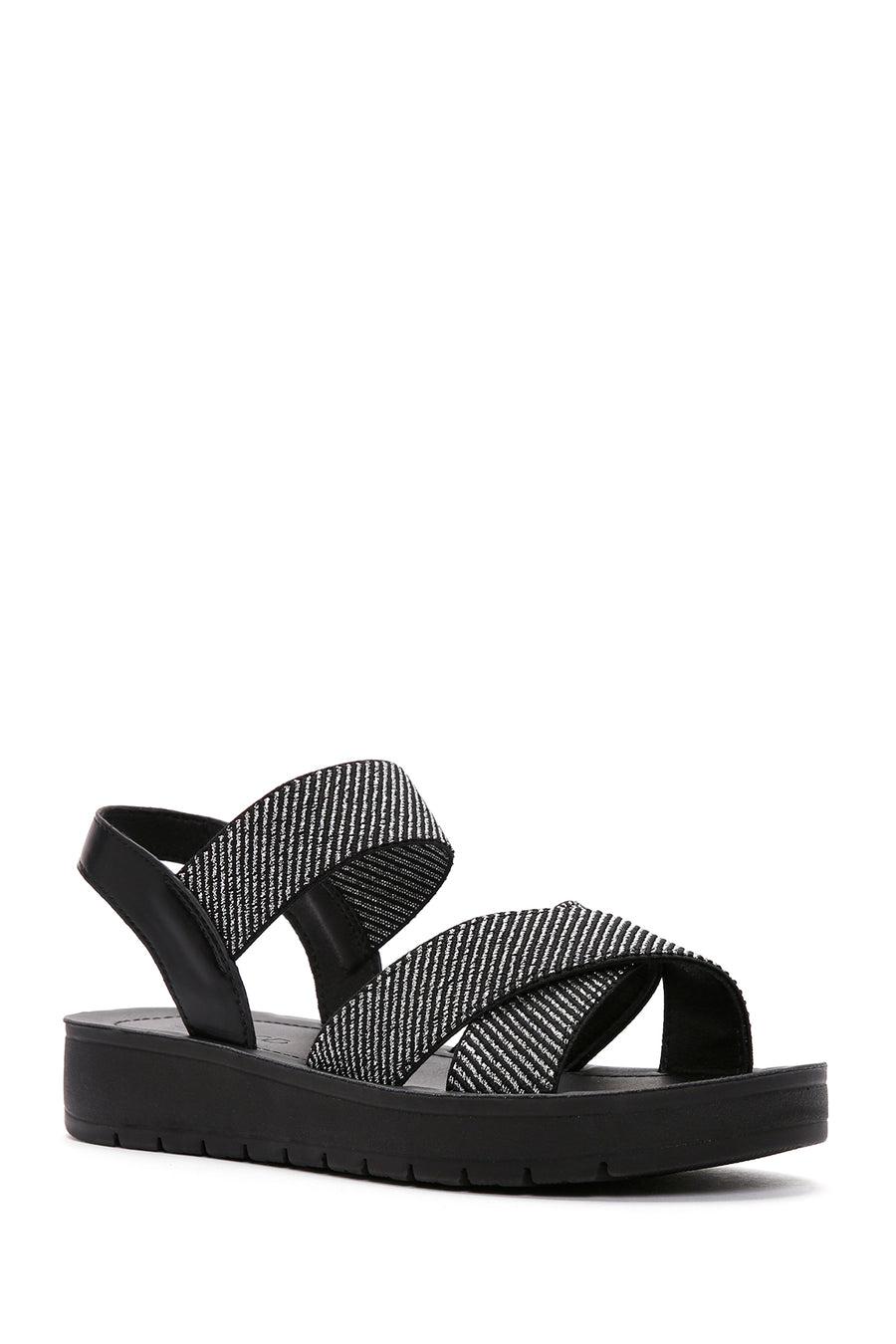 Women's Black Ankle Strap Sandals