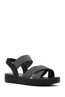 Women's Black Ankle Strap Sandals | Derimod