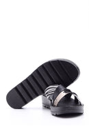 Women's Zebra Detailed Slippers | Derimod