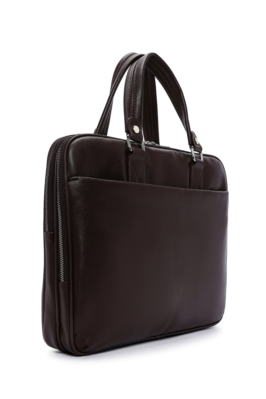 Men's Brown Long Strap Briefcase