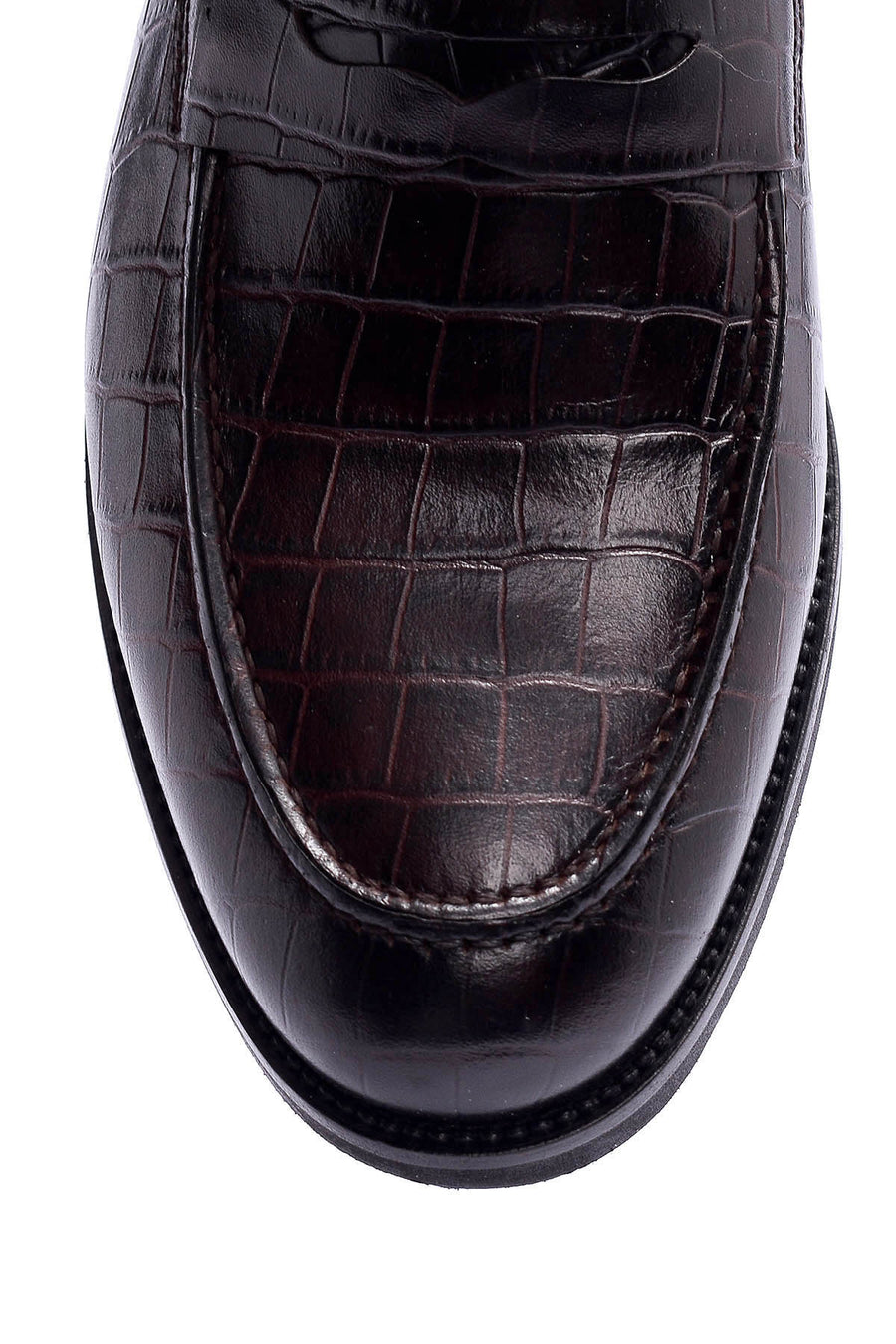 Crocodile Patterned Men's Shoes