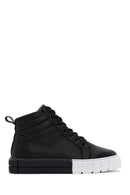 Women's Black High Top Sneaker | Derimod