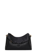 Woman Black Charmed Shoulder Bag | Derimod