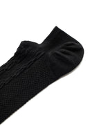 Women's Black Cotton Socks | Derimod