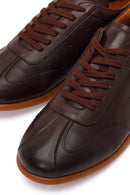 Men's Brown Lace-Up Leather Sneaker | Derimod