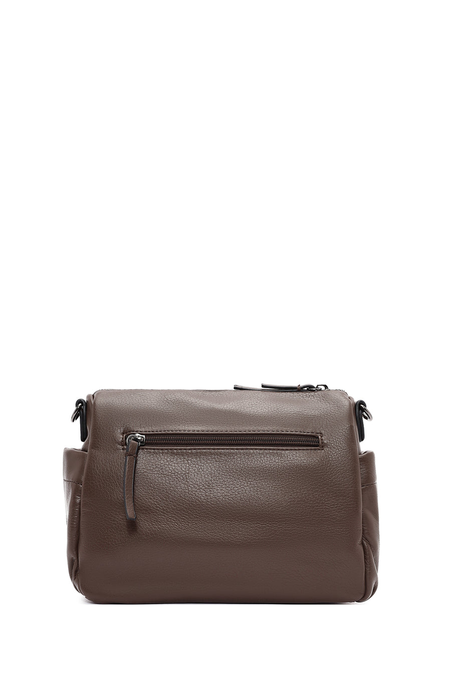 Women's Brown Long Strap Crossbody Bag