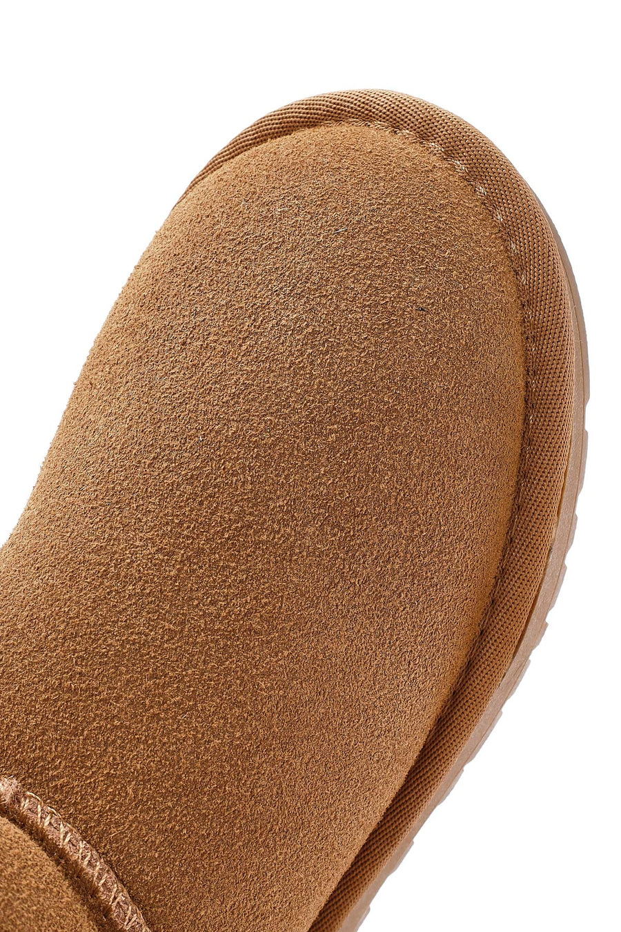 Women's Tan Short Suede Boots
