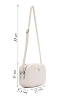 Women's Cream Long Strap Crossbody Bag | Derimod